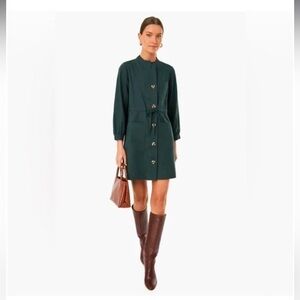 Tuckernuck Crosby dress in calypso green